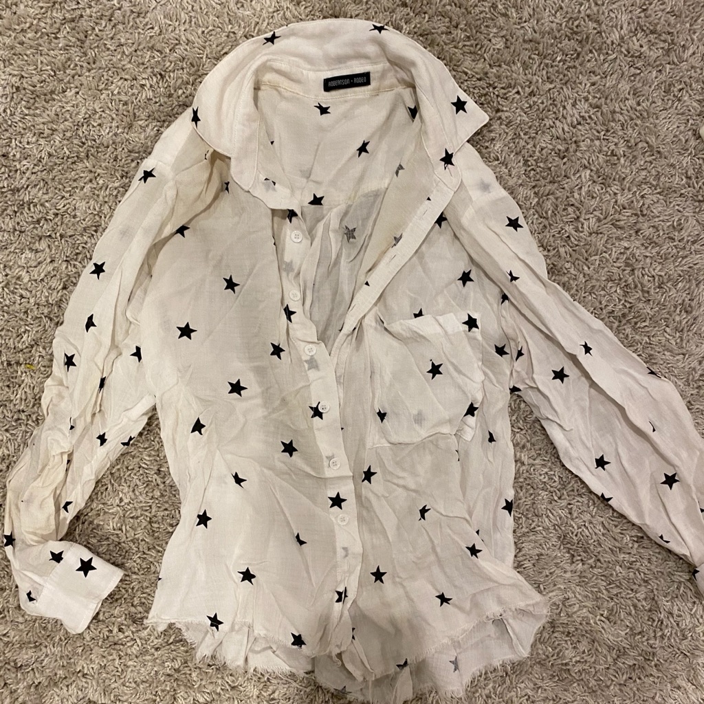 Button Down Star Top!